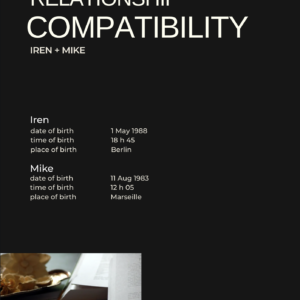 Relationship Compatibility Astrology Report